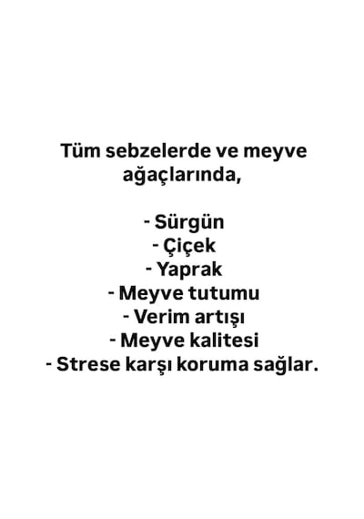 Tüm Sebze Meyve Ağaçları Çiçeklendirici Yaprak Coşturucu Zeytin Bağ Fındık 1 Lt Bitki Besini
