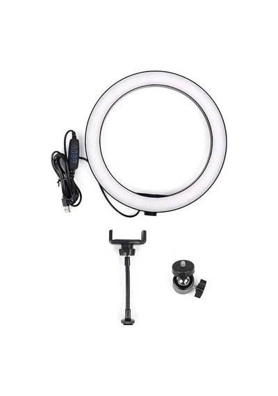 Ally 10 İnch Halka Led Tripod 1.30m Youtuber Video Selfie Stüdyo Makyaj Işığı- 5775
