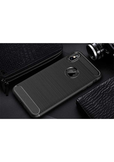 Apple Uyumlu iPhone Xs Max 6.5 Kılıf Zore Room Silikon Kapak Siyah