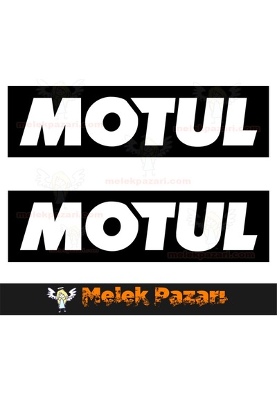 2 Adet Motul Yağ Bisiklet, Oto Sticker