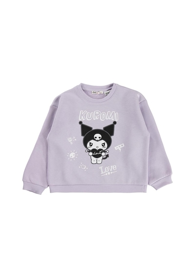 Kuromi 6-9 Yaş Sweatshirt - Lila