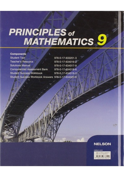 Principles Of Mathematics 9 Student Text Online Pdf Files Nelson