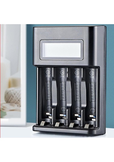 Pil Şarj Cihazı Dört Yuvalı - 1.2v Ni-mh/ni-cd Aa/aaa/gt-bc03