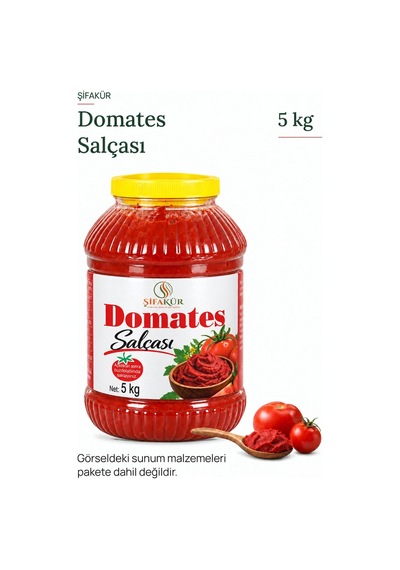 Domates Salçası 5 kg - Bidon Ambalaj