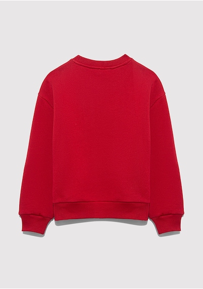 Mavi - Yılbaşı Temalı Kırmızı Sweatshirt 7s10180-70390
