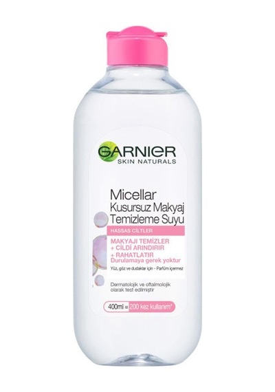 Garnier Micellar Makyaj Temizleme Suyu 400ml, 24 Saat Nemlendirme, Hassas Ciltler İçin Sku: Smgstk00df72d37b