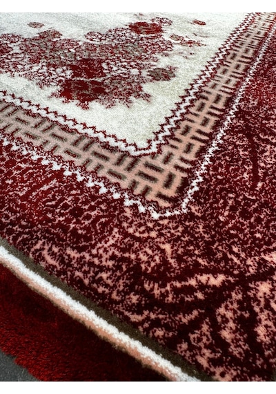 Rodın Halı Salon, Oturma, Yatak Odası Halısı Desen Kodu 00v04-010 Krem-bordo