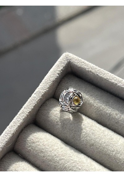 Sonsuzluk Çemberi Charm /asafaccessory Sarı