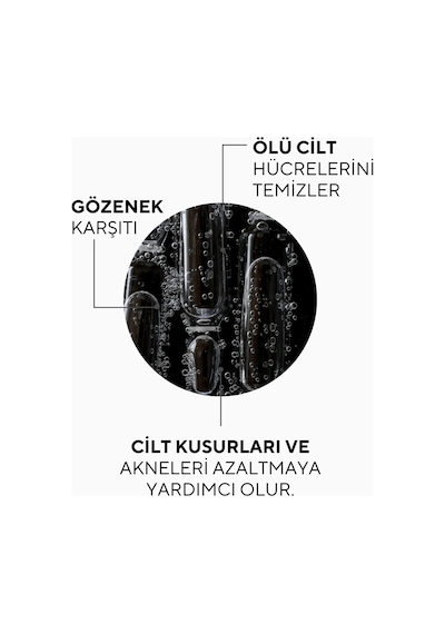 The Ceel Aha Bha Aktif Kömür Içeren Cilt Kusur Azaltıcı Niacinamide Etkili Siyah Serum 30 Ml