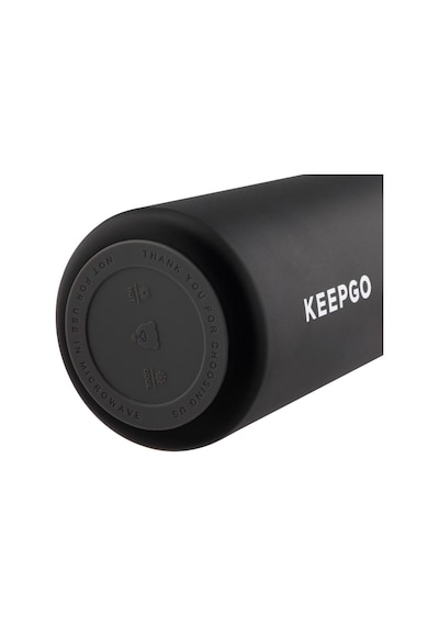 Daima Keep Go 750 Ml 12 Saat Sıcak 24 Saat Soğuk Siyah Termos Siyah