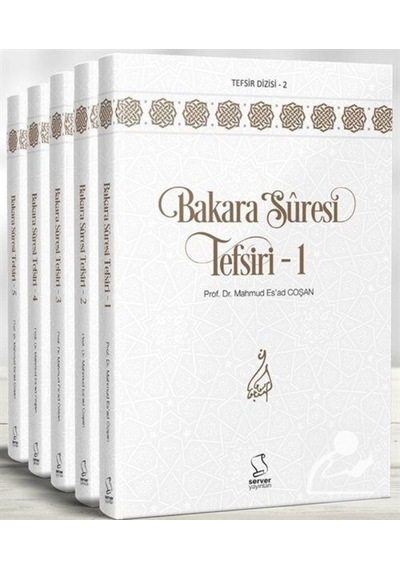 Bakara Suresi Tefsiri Seti (5 Kitap) / Prof. Dr. Mahmud Esad C... 9789752420595
