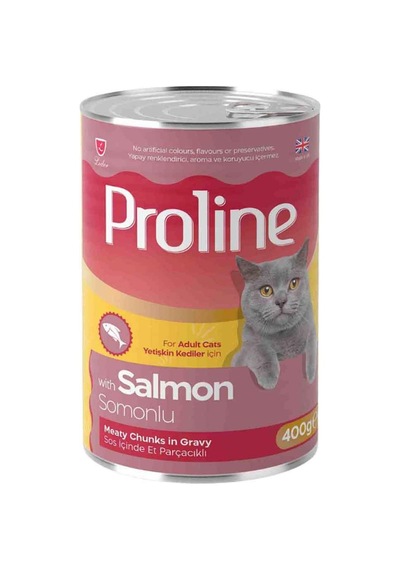Proline Kedi Konserve Maması Somonlu 400 Gr