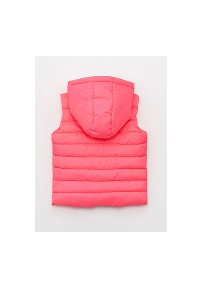 LC Waikiki Lcw Kids Kapüşonlu Kız Çocuk Şişme Yelek Neon Pembe