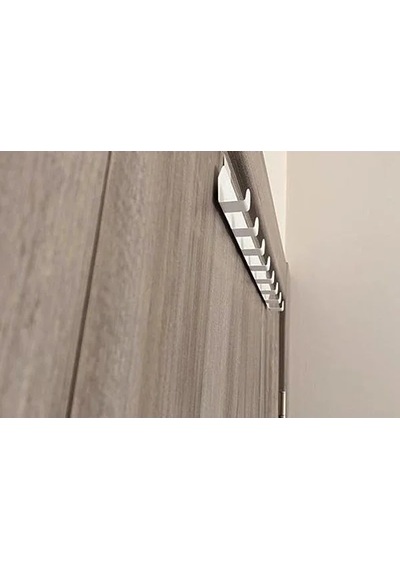 Banyo Ve Kapı Arkası İçin Metal Askılık Organizer, Pratik Ve Şık Çözüm Açık Ahşap