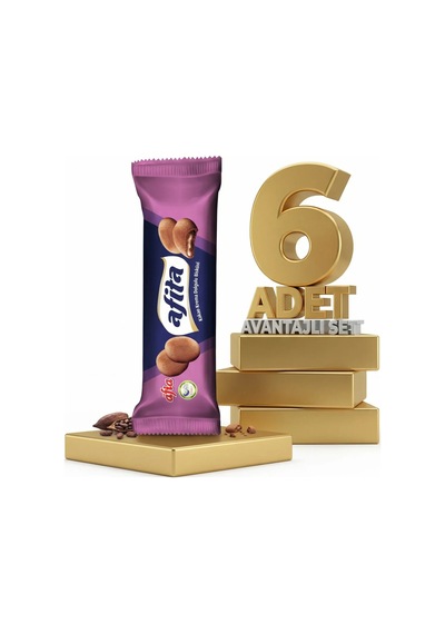 Afia Afita Kakao Krema Dolgulu Bisküvi 6x75 Gr