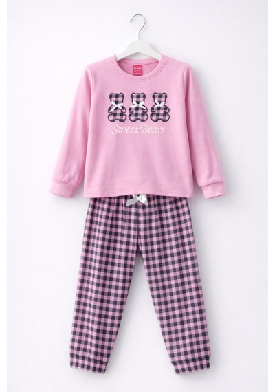 Free Beka Kadın Uzun Kollu Nakış Detaylı Pantolonu Kareli Termal Kumaş Pijama Takımı Pembe Free Beka Kadın Uzun Kollu Nakış Detaylı Pantolonu Kareli Termal Kumaş Pijama Takımı Pembe