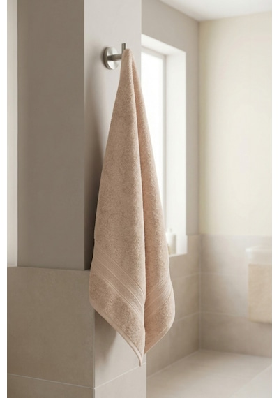 6'lı Vanilla 30x50 Cm El Ve Yüz Havlu Seti Mutfak Havlusu %100 Pamuk 80gr pudra