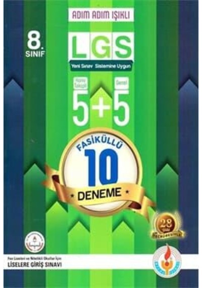 Bilal Işıklı Yayınları 8. Sınıf LGS Adım Adım Işıklı 10 Fasiküllü N11.2940