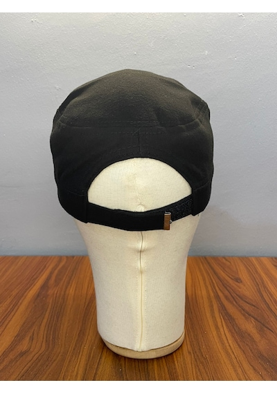 Hamze Castro Che Model Kaşe Kumaş Kışlık Erkek Cap Şapka Siyah
