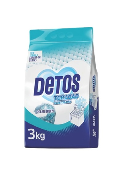 Detos Ocean Elde Yıkama Deterjanı 3 Kg Acı Badem