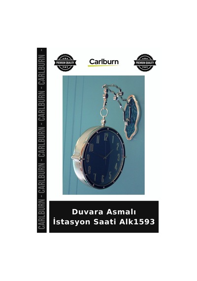 Özel Üretim Dekoratif Ev Aksesuarı Retro Salon Duvara Asmalı İstasyon Saati Alk1593 Çok Renkli