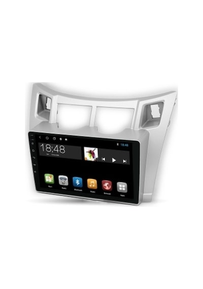 Toyota Yaris 2007-2011 Gri 4gb Ram 32gb Hafıza 4 Çekirdek Carplay Kamera Android Multimedya 9"
