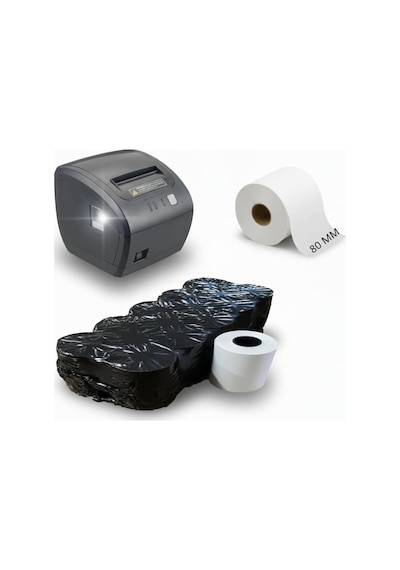 Tr 56x16 Mt 5 Paket + 80x50 Mt 5 Paket -yüksek Kaliteli Termal Pos Rulosu