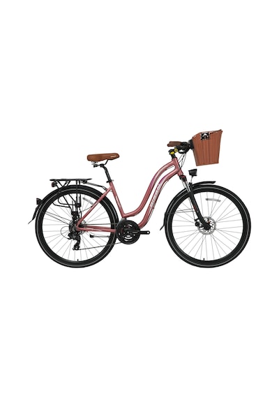 Bisan CTX 6300 28" Jant 46 CM Kadro 21 Vites Kadın Şehir Bisikleti