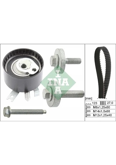 Triger Kayış Seti - Dacia Duster, Sandero, Logan, Dokker, Lodgy - Schaeffler-ına-530019710 67966748