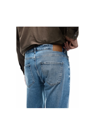 Koton Pamuklu Normal Bel Tapered Fit Jean Pantolon - Joe Jean Orta İndigo 7wam40043nd