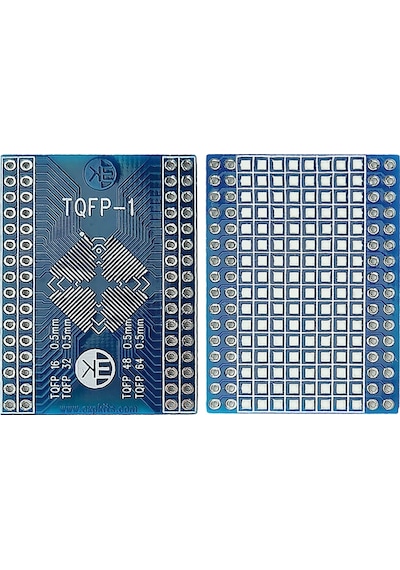 Tqfp-1 0.5Mm Smd Dip Çevirici Pcb Tqfp16 Tqfp32 Tqfp48 Tqfp64