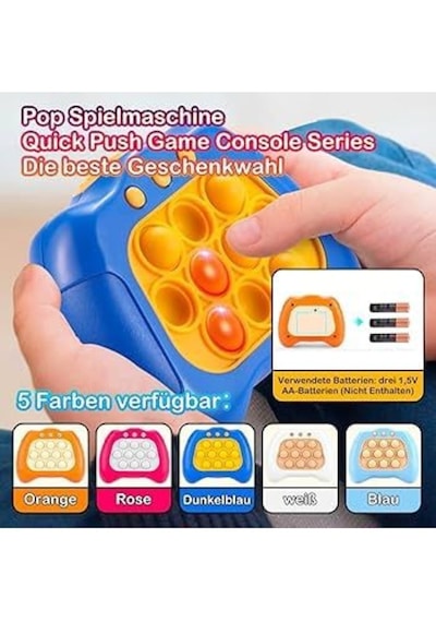 Esert Quick Push Elektronik Pop It Oyuncak Işıklı Sesli Konsol