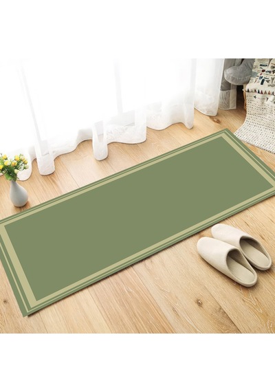 Dijital Kaymaz Yıkanabilir Mutfak Banyo Salon Paspas Halısı Trend Modern Al4007 Renkli