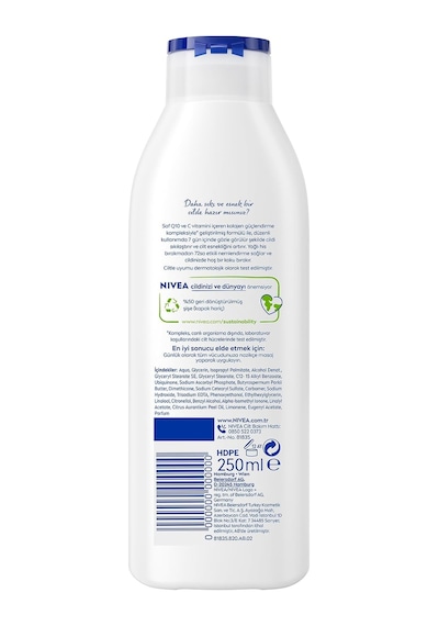Q10 Sıkılaştırıcı Vücut Losyonu 250 Ml,72 Saat Nemlendirici,7 Günde Sıkılaşma,esnek Cilt,c Vitamini,kolajen,normal Ciltler İçin 2 Paketi