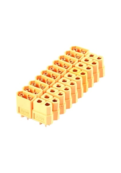 10 Çift Xt60 Konnektör Seti Lipo Pil Batarya Xt 60 Soket Erkek Dişi Set Yüksek Akım Isı Dayanıklı
