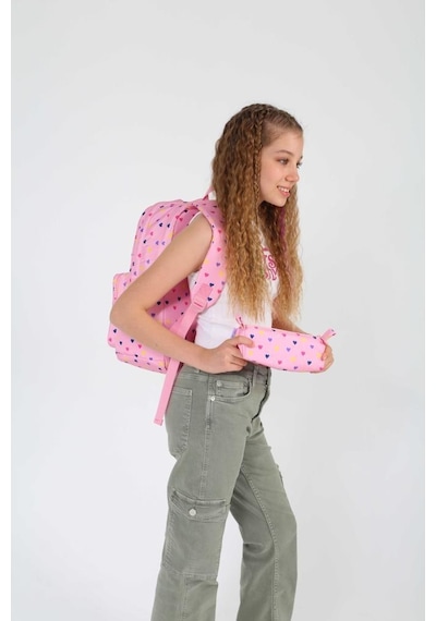 Kaukko Punch Sırt Çantası Pink K1736