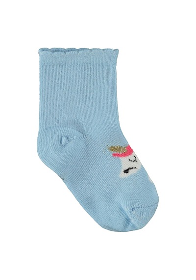 Civil Baby Unicorn 3'lü 6 - Bebek Kız Çorap Set  - Standart D3E08029426W1