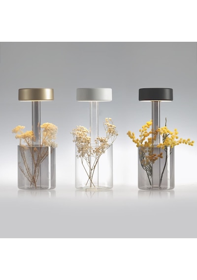 Özcan Aydınlatma 3018-19 Vase Masa Lambası Siyah Siyah