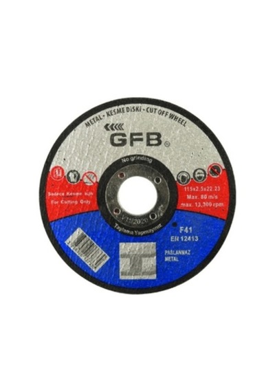 Gfb Metal Kesme Diski 115x2,5x22,23 5'li 2355