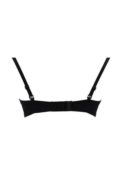 Eros Double Push-up Straplez Sütyen Siyah