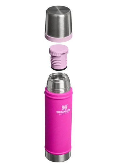 Stanley Klasik Vakumlu Paslanmaz Çelik Termos 0,60 Lt 20 Oz - Violet Blossom Mor