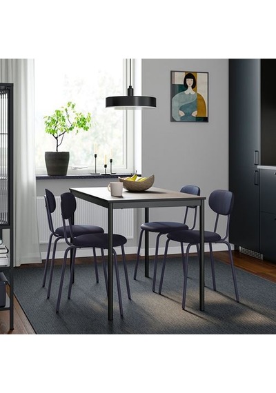 Ikea Sandsberg Döşemeli Sandalye, Koyu Mavi-remmarn Koyu Mavi
