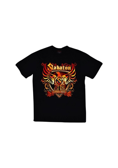 Sabaton Baskılıt-shirt SIYAH
