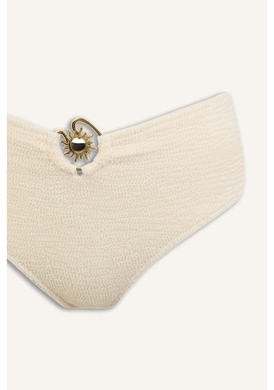 Defacto Regular Fıt Bürümcük Bikini Alt E0209ax26smwt16 Beyaz-wt16