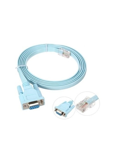 Cisco Kablo Db9 To Rj45 Konsol Bağlantı Kablosu Cisco Switch Router İçin Rj45 Erkek 9 Pin Dişi Konsol Kablosu