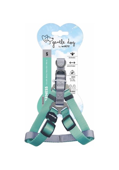 M-pets Gentle Dog Triangle Göğüs Tasması Green S