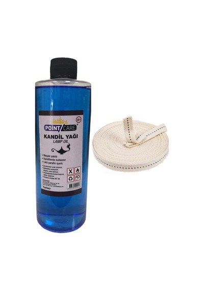 400ml Mavi Kandil Yağı Kokusuz Dumansız Iç Mekan Gaz Lambası Yakı