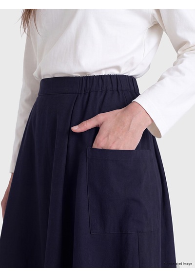 Lcw Modest Lacivert Beli Fermuarlı A Kesim Etek