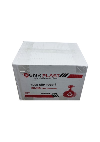 Gnr Endüstriyel Jumbo Çöp Torbası Poşeti 5 x 10'lu 80 x 110 CM