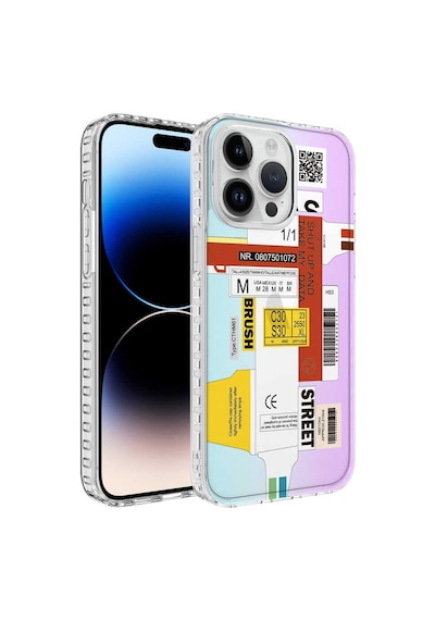 Smcase Apple Uyumlu iPhone 12 Pro Max Kılıf Desenli Elegans Serisi No Siliko
